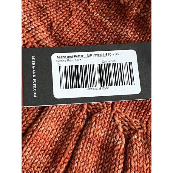 Misha & Puff Skating Pond Skirt Cinnamon 3Y NWT - Picture 4 of 6